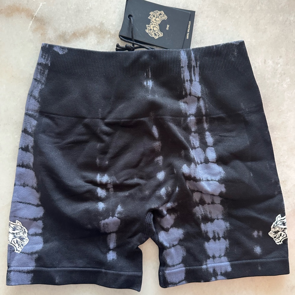 NWT DARC SPORT EVERSON SEAMLESS SHORT TONAL MIDNIGHT BLUE SERPENT SMALL